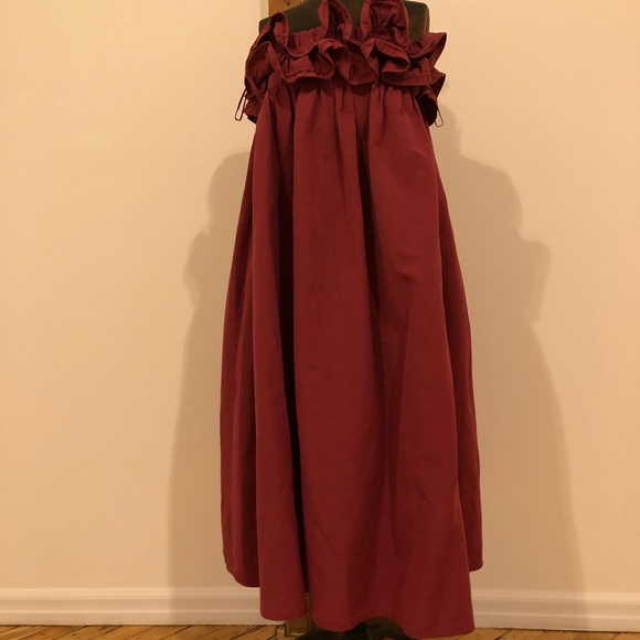 Brand new-Nackiye Midi dress in Maroon - Picture 8 of 8